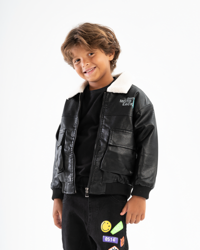 MICKEY MOUSE LEATHER JACKET