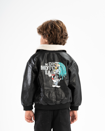 MICKEY MOUSE LEATHER JACKET