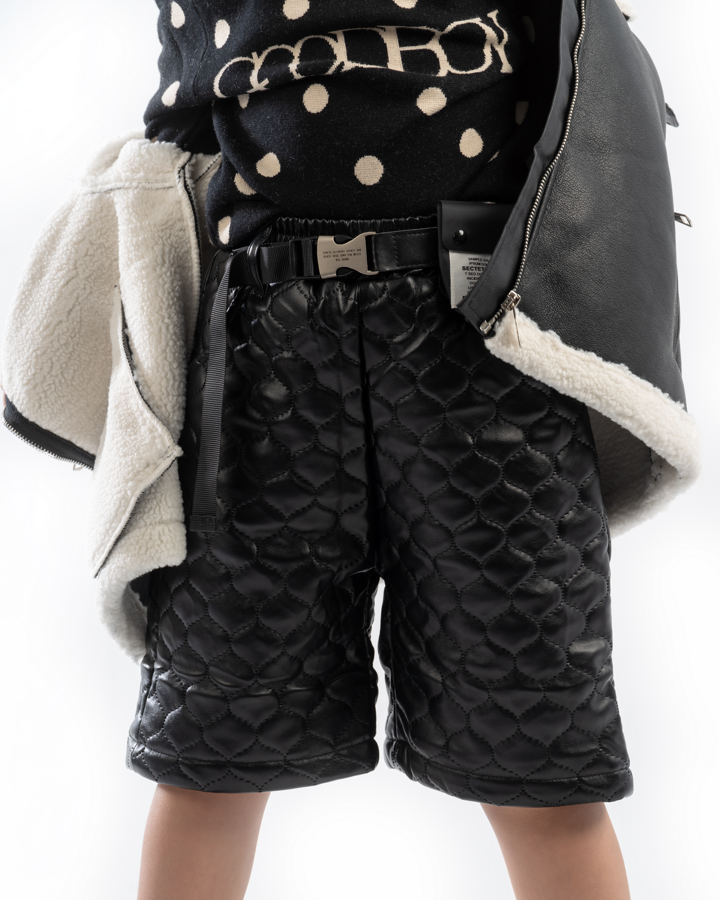 LEATHER SHORTS