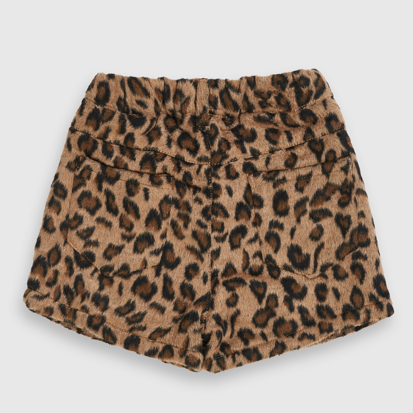 LEOPARD FUR SKIRT