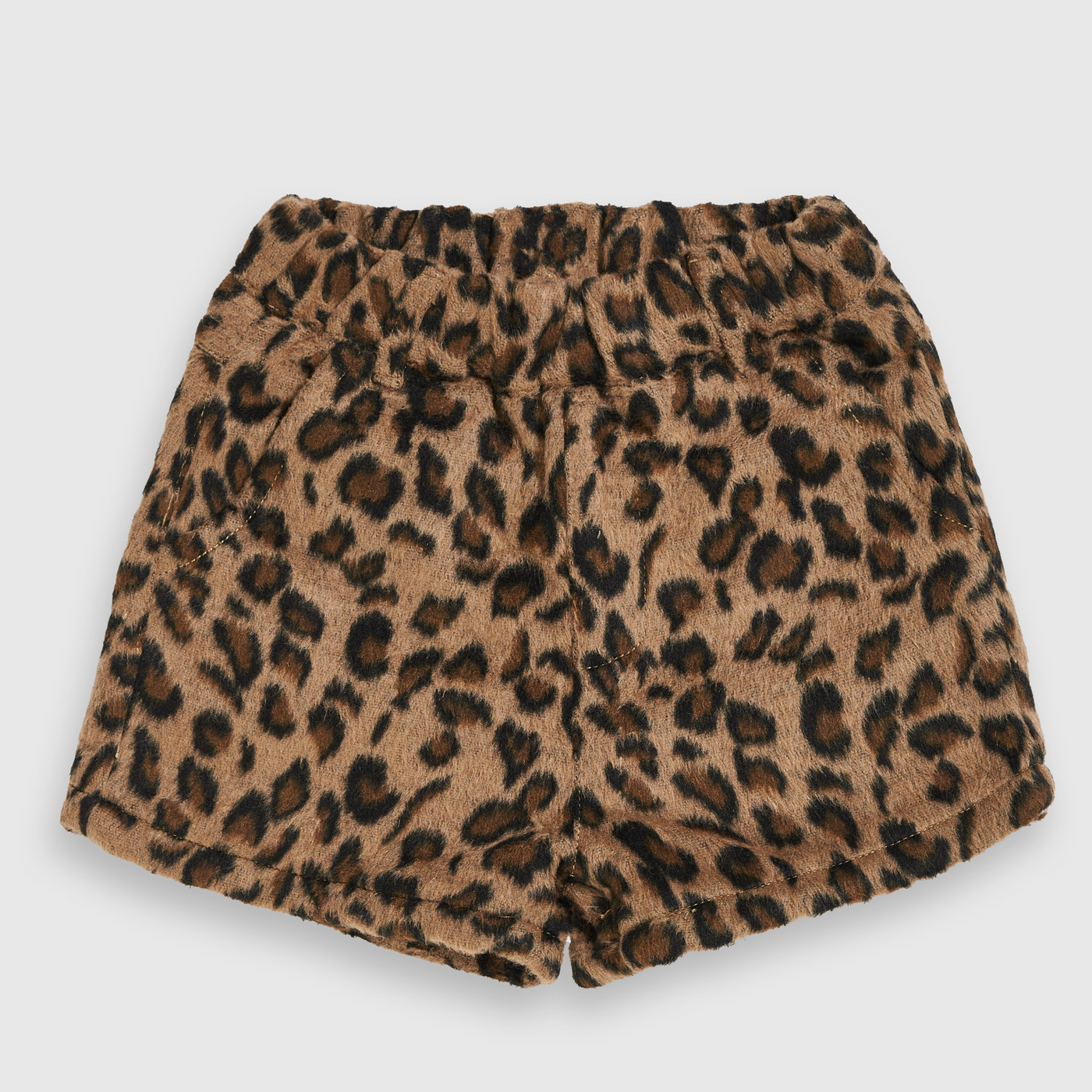 LEOPARD FUR SKIRT