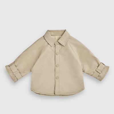 4 BUTTON LEATHER SHIRT