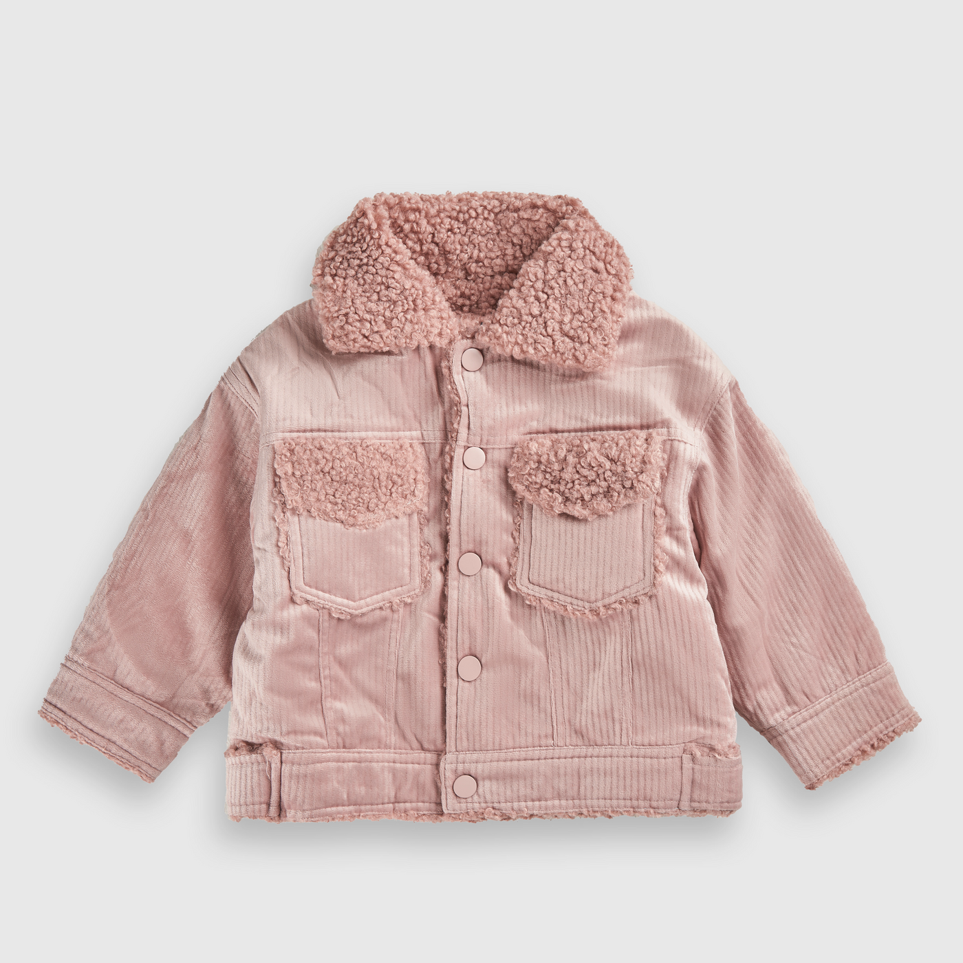 FLUFFY FUR LINED JACKET