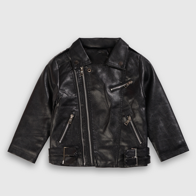 MULTI ZIPPER LEATHER JACKET