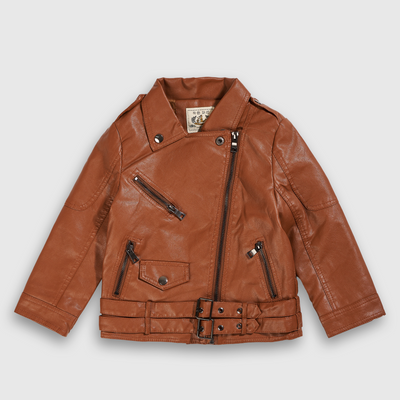 MULTI ZIPPER LEATHER JACKET