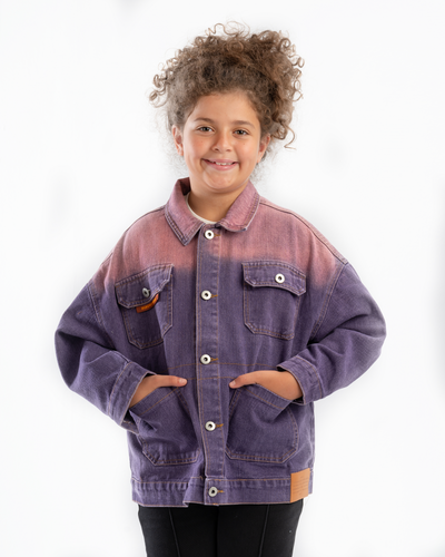 GRADIENT COLOR JEANS JACKET