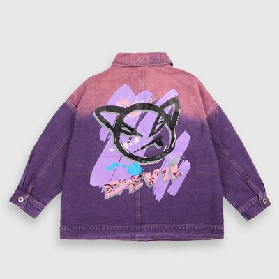 GRADIENT COLOR JEANS JACKET