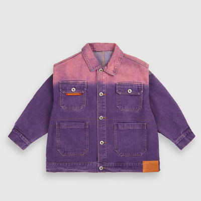 GRADIENT COLOR JEANS JACKET