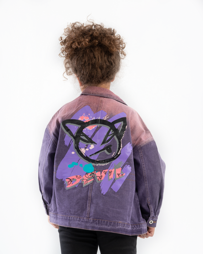 GRADIENT COLOR JEANS JACKET