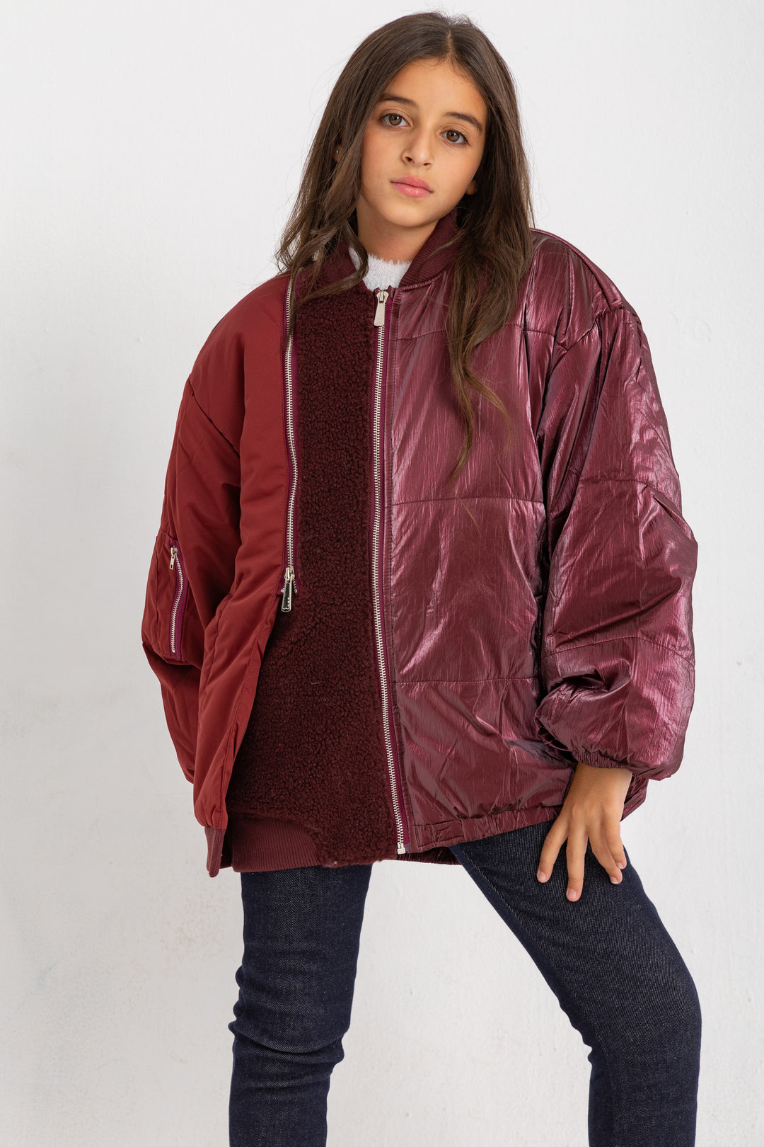 FLUFFY 2 ZIPPER JACKET