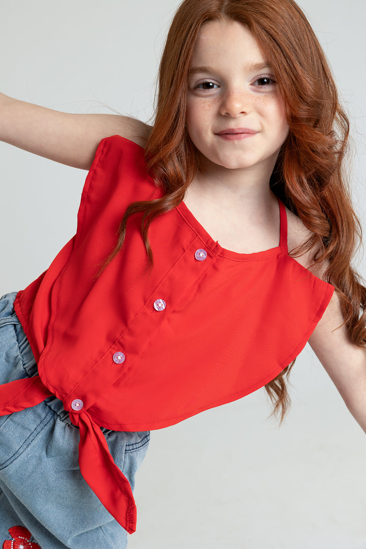 RED FLOWER SET