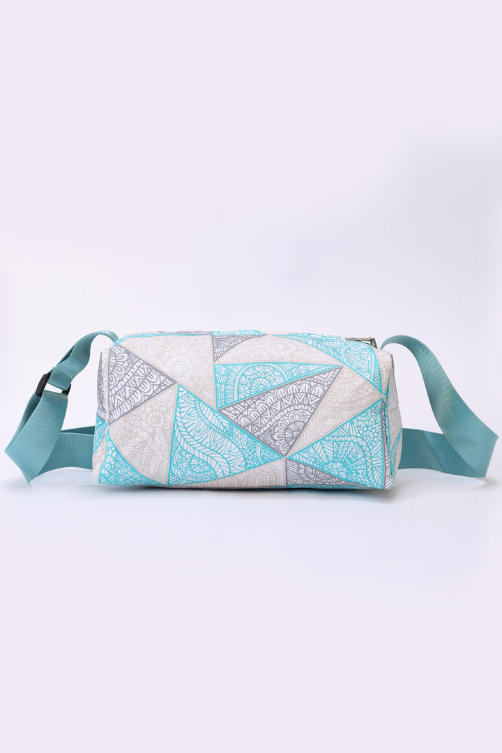 GEOMETRIC PRINT POUCH BAG