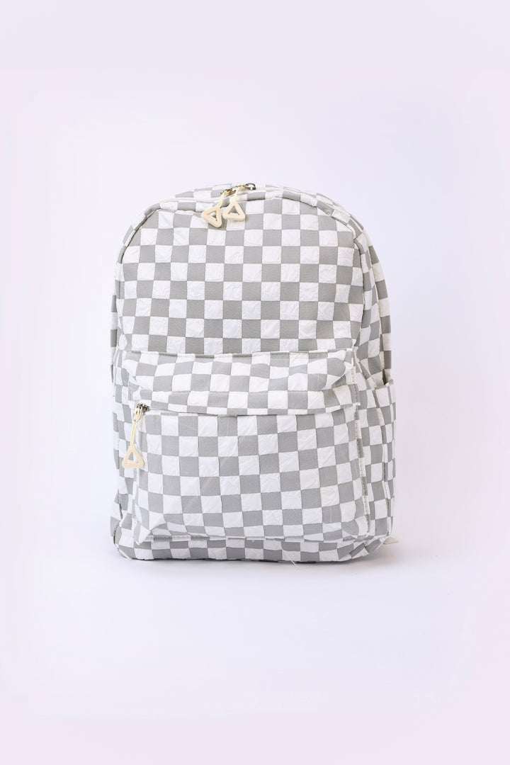 CHECKERED BACKPACK