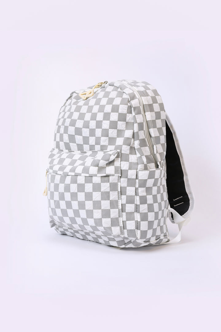 CHECKERED BACKPACK