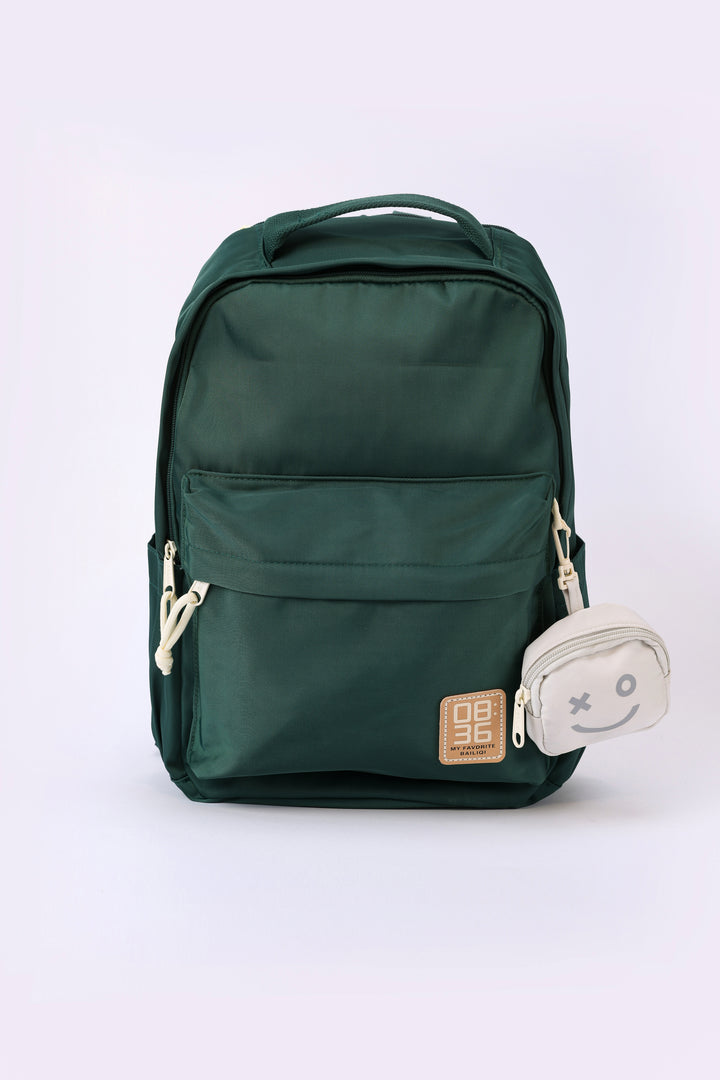CANVAS BACKPACK SET WITH MINI POUCH