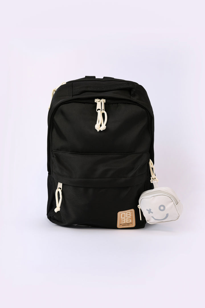 CANVAS BACKPACK SET WITH MINI POUCH