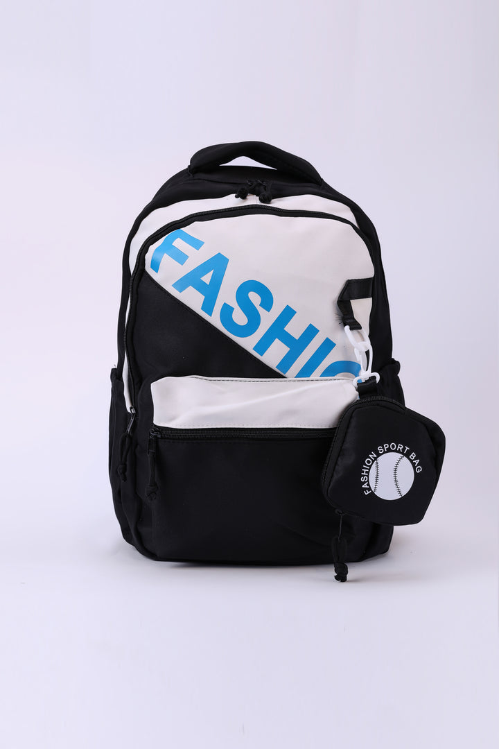 FASHION SPORT BACKPACK WITH ROUND POUCH