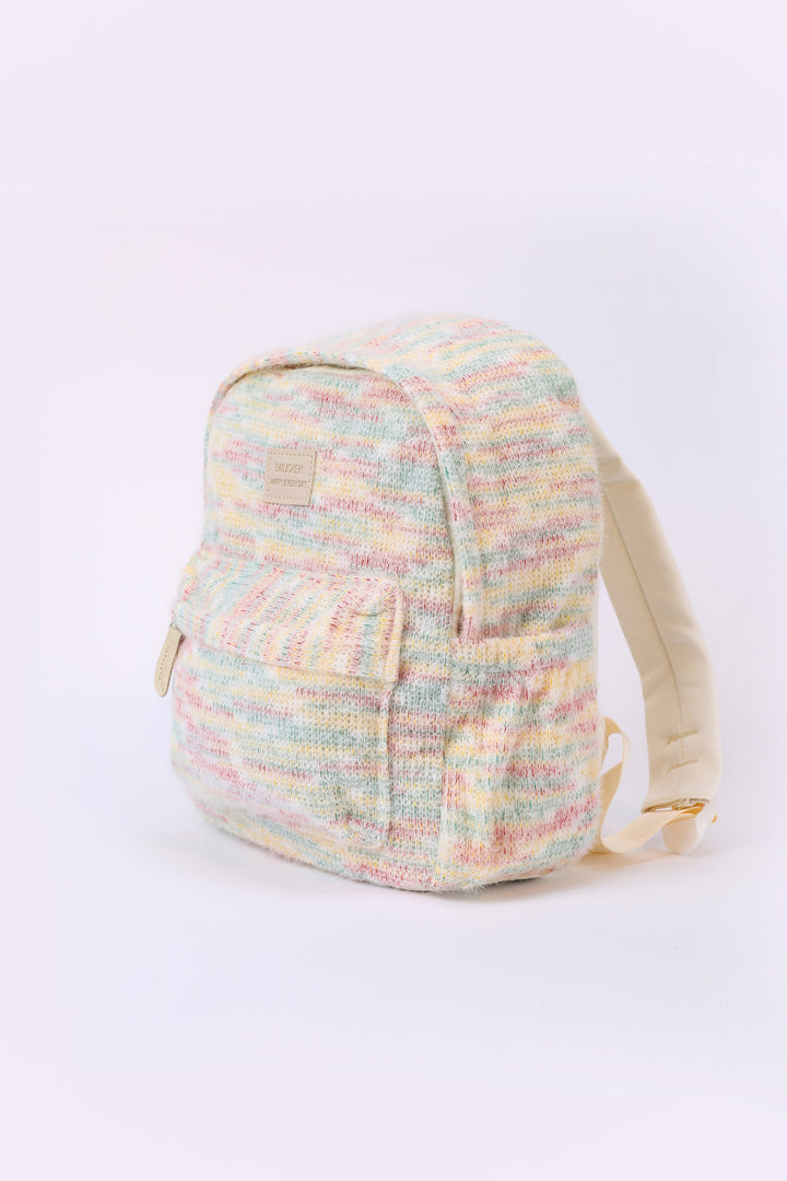 WOVEN TEXTURE BACKPACK