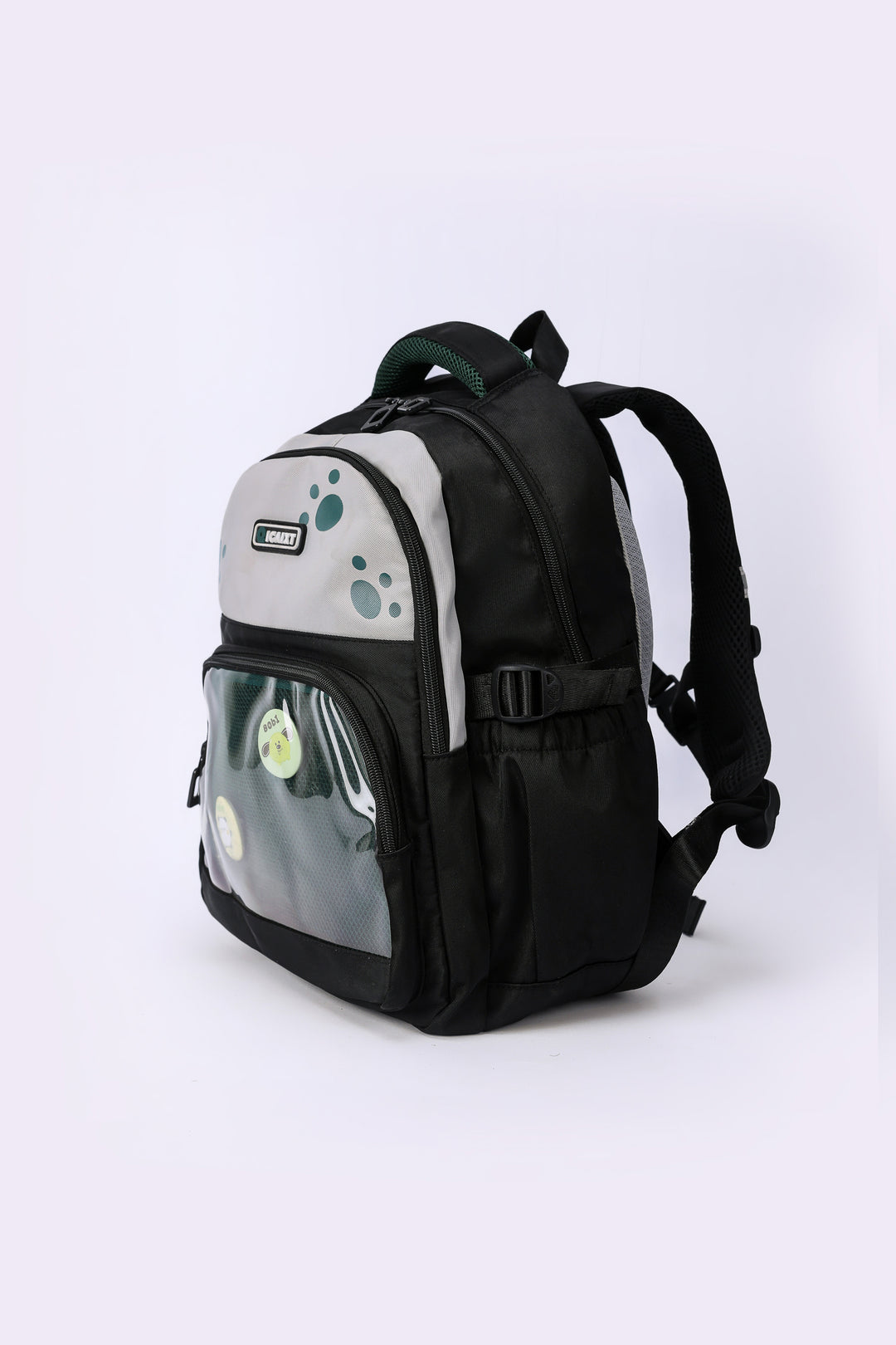 PAW PRINT CLEAR FRONT BACKPACK