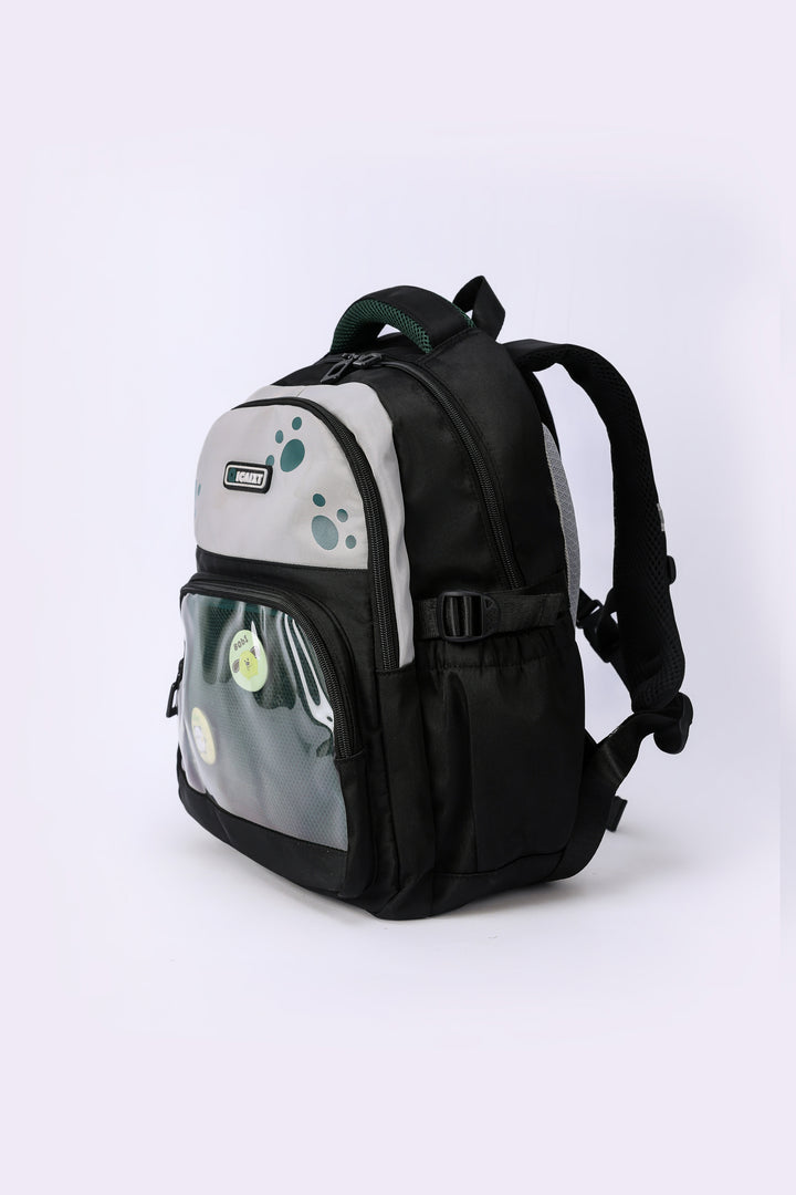 PAW PRINT CLEAR FRONT BACKPACK