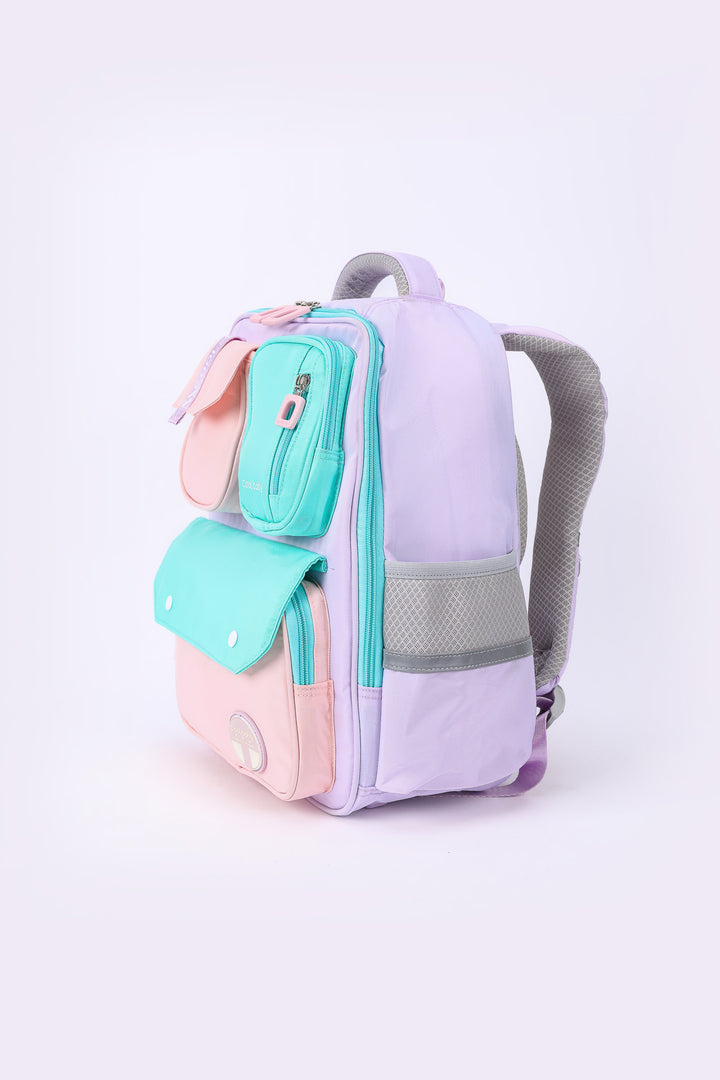 MULTI-POCKET BLOCK BACKPACK