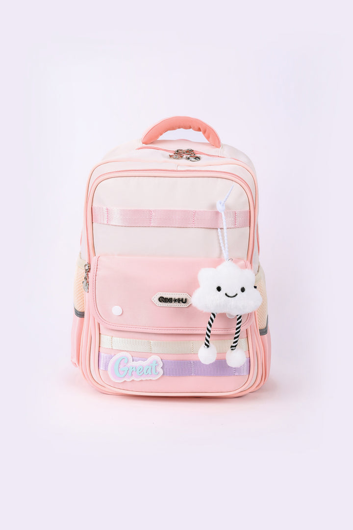 STRIPED CLOUD CHARM BACKPACK