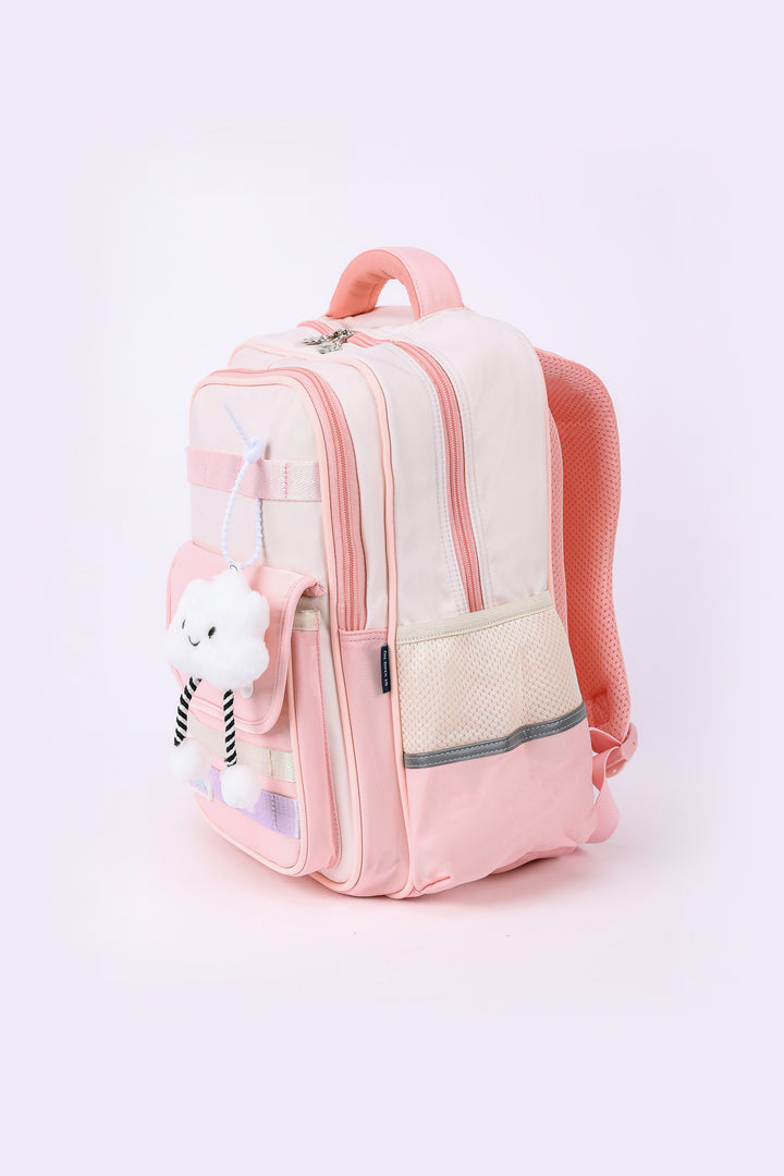 STRIPED CLOUD CHARM BACKPACK