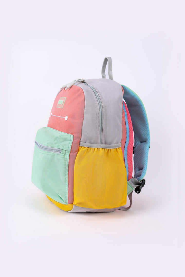 PASTEL BLOCK POCKET BACKPACK
