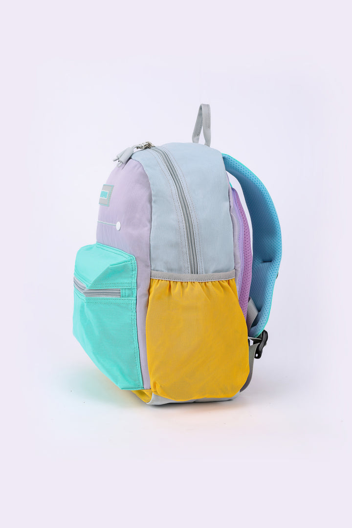 PASTEL BLOCK POCKET BACKPACK