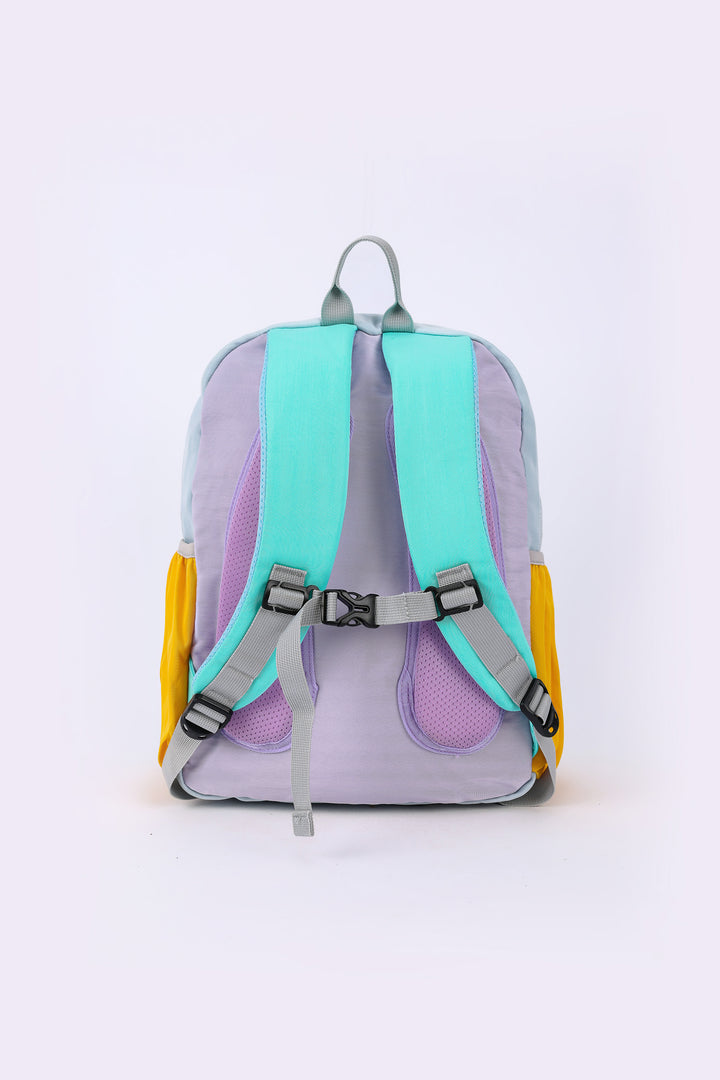 PASTEL BLOCK POCKET BACKPACK