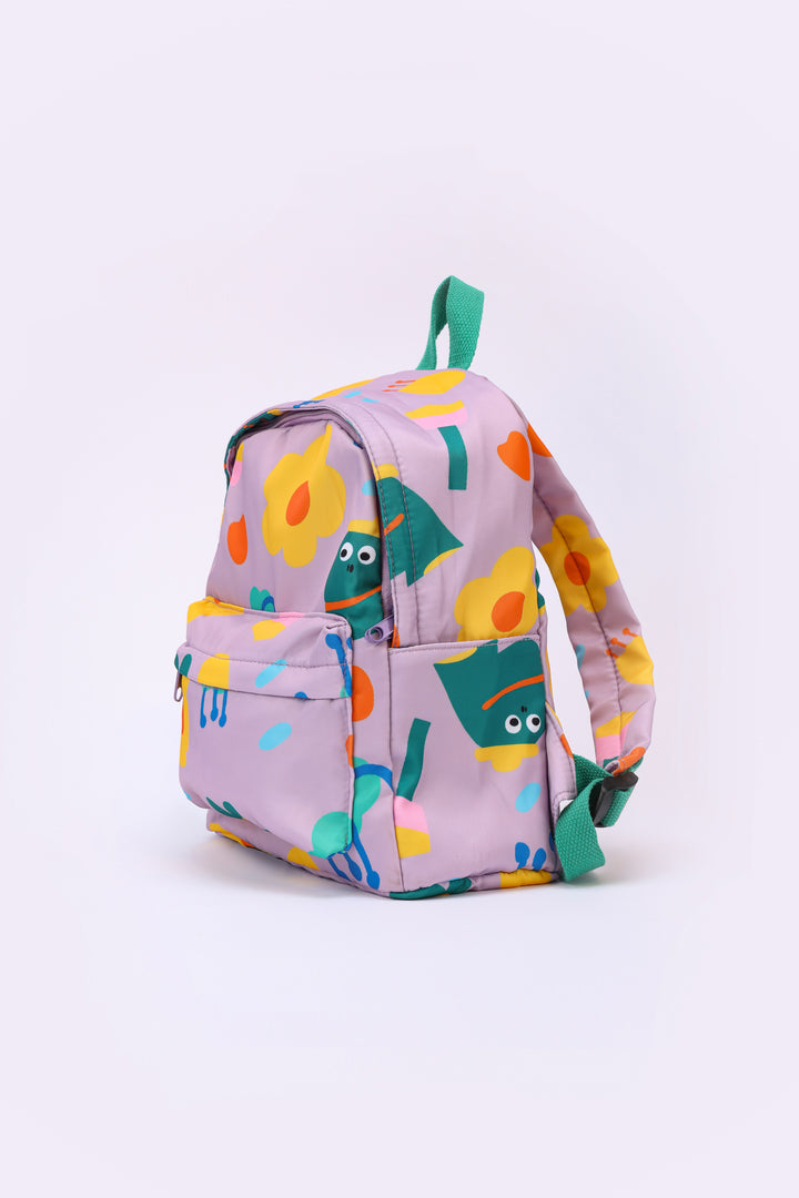 FLOWER PRINT BACKPACK