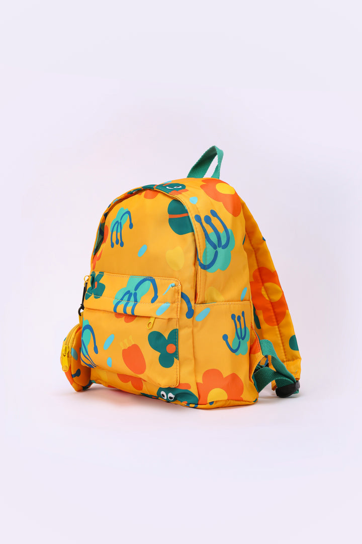 FLOWER PRINT BACKPACK