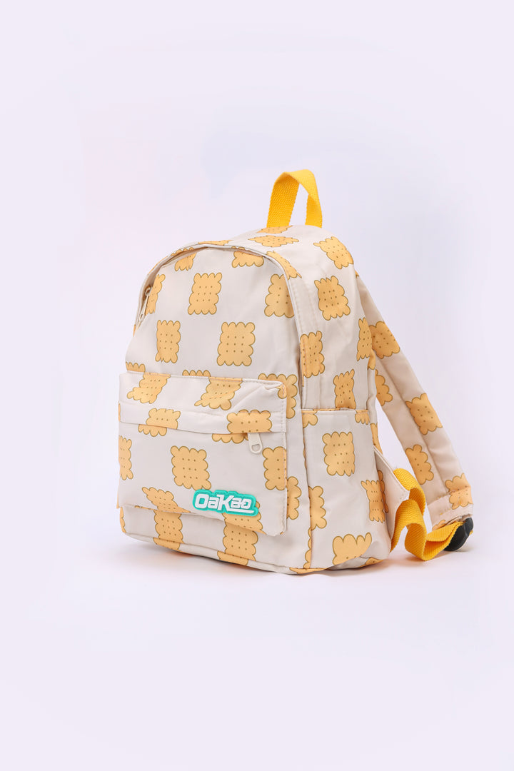 BISCUIT PRINT BACKPACK