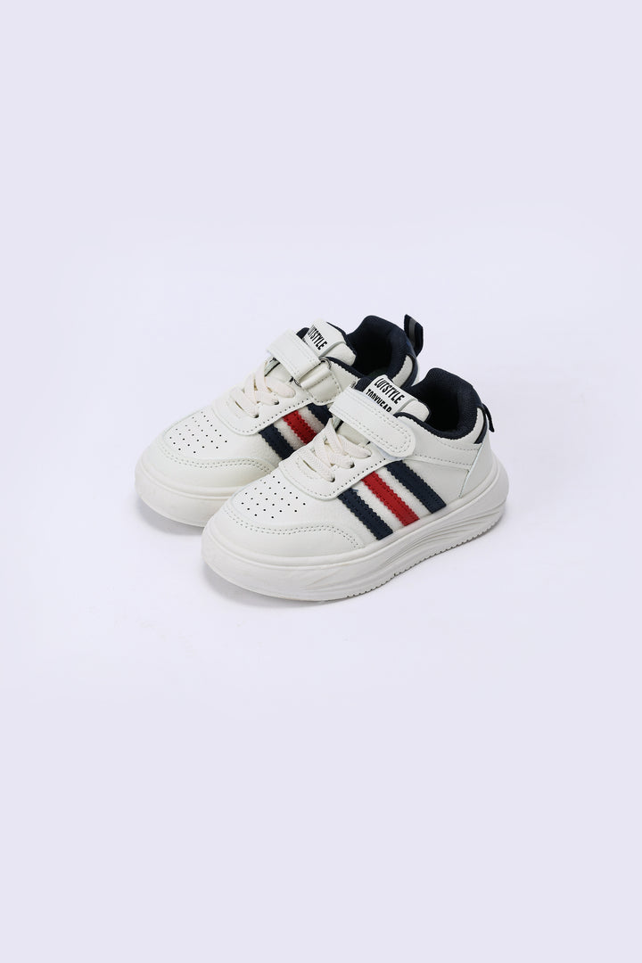 TRIPLE STRIPE VELCRO SNEAKERS