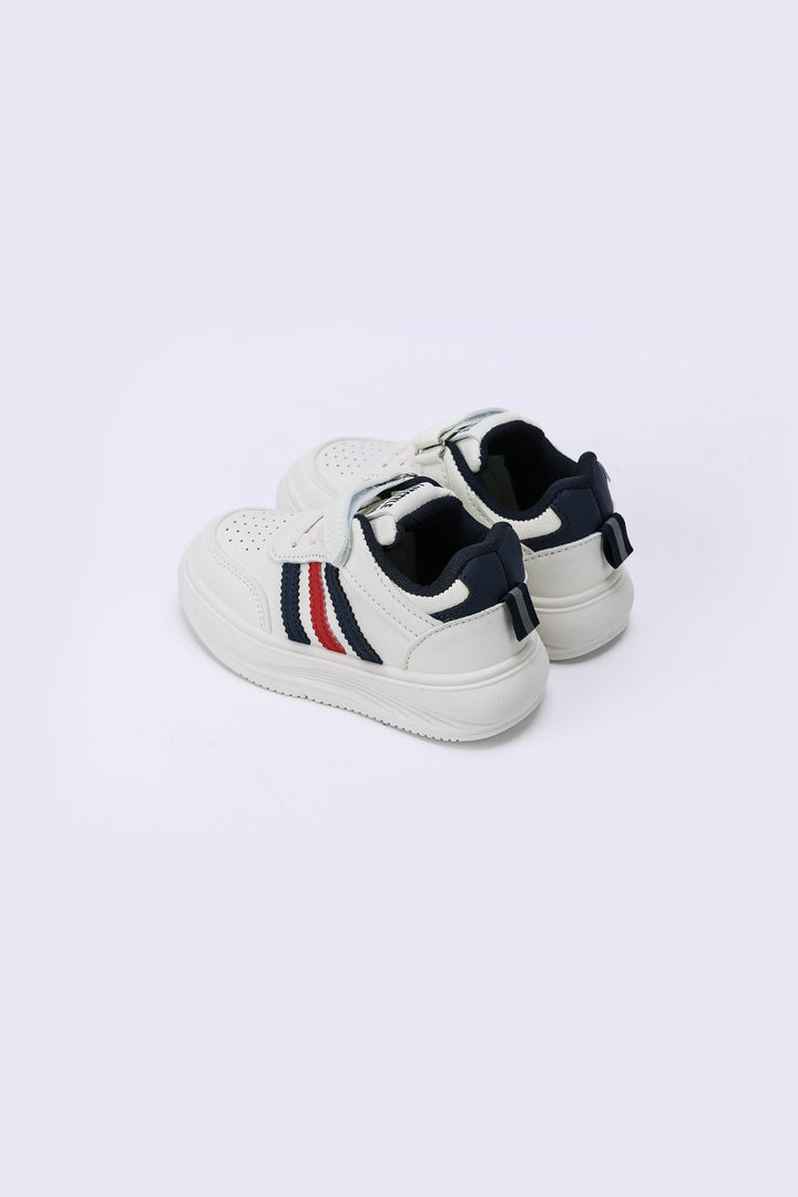 TRIPLE STRIPE VELCRO SNEAKERS
