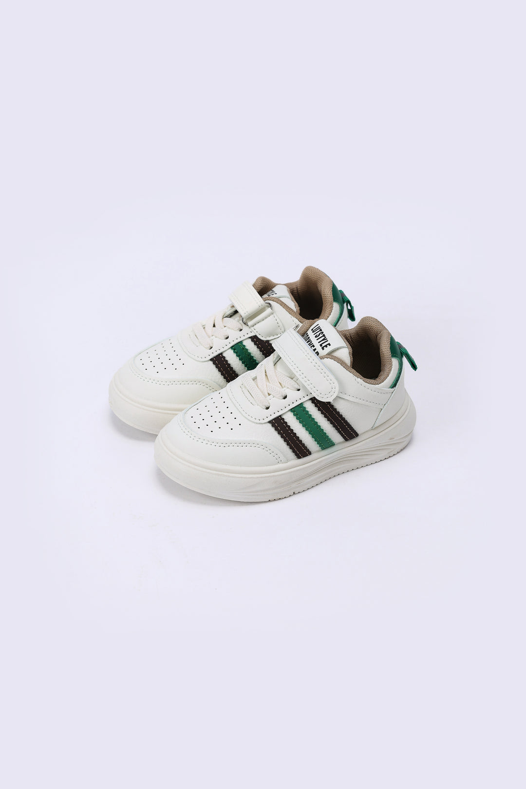 TRIPLE STRIPE VELCRO SNEAKERS