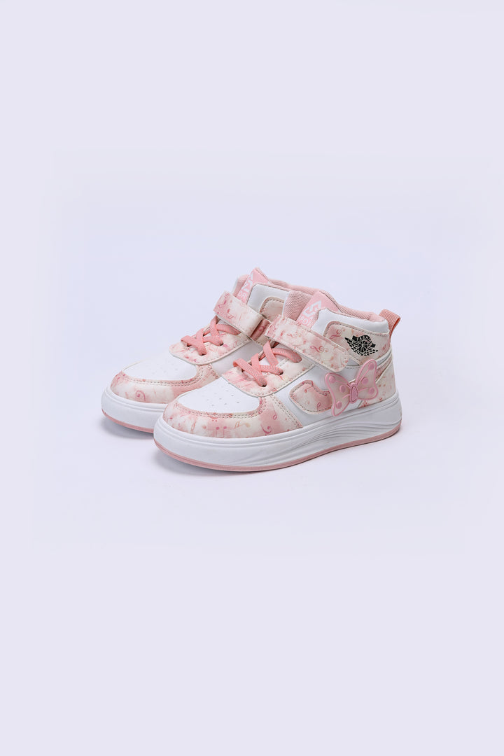 BUTTERFLY HIGH TOP SNEAKERS