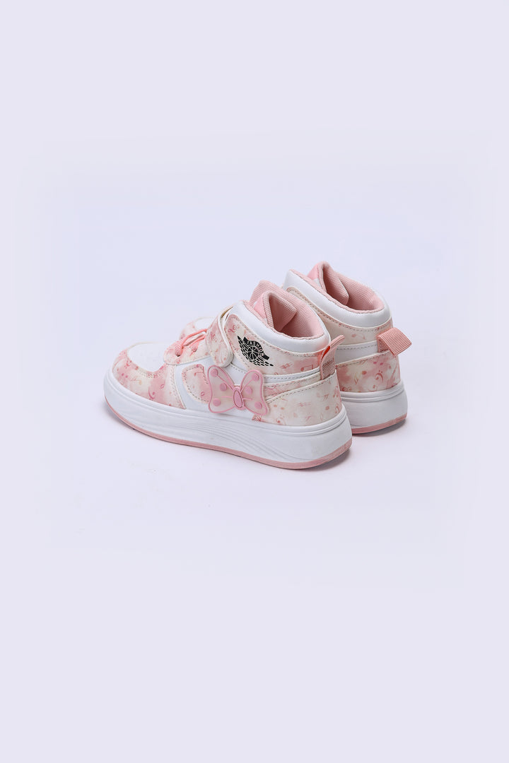 BUTTERFLY HIGH TOP SNEAKERS