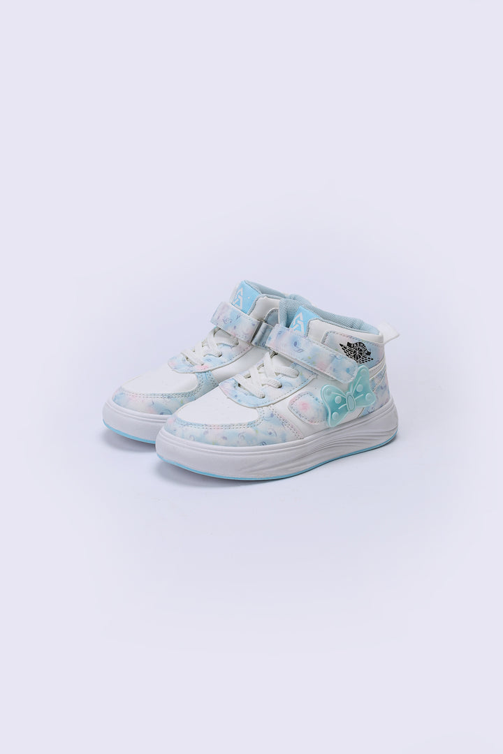 BUTTERFLY HIGH TOP SNEAKERS