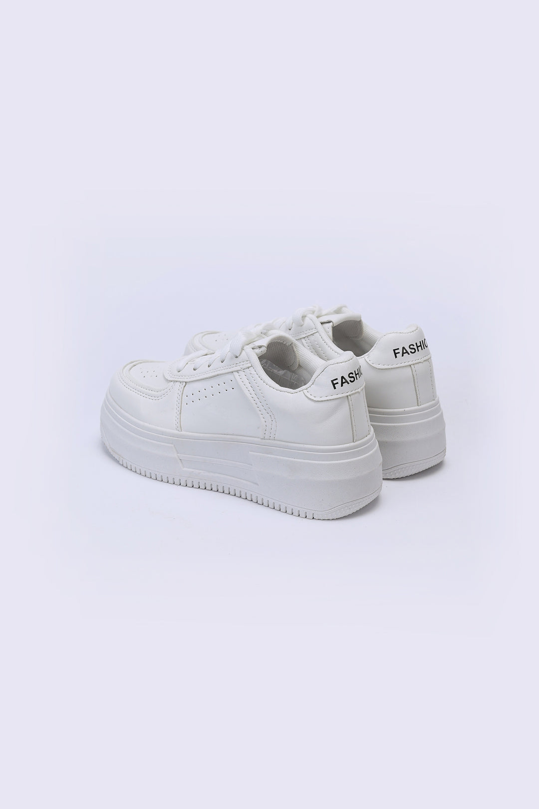 White Platform Sneakers