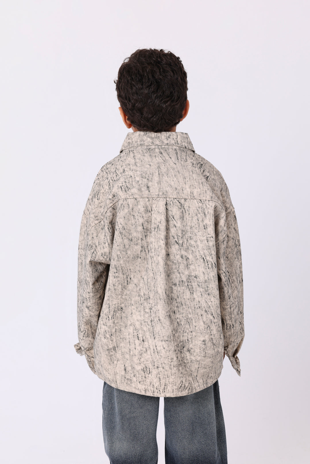PRINTED SHIRT WITH CONTRAST POCKETS