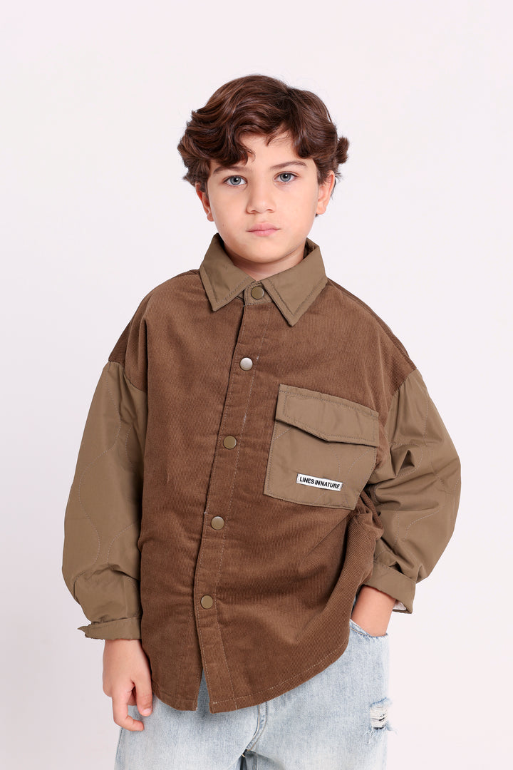 CASUAL JACKET WITH CHEST POCKET