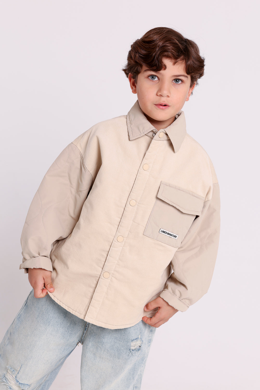 CASUAL JACKET WITH CHEST POCKET