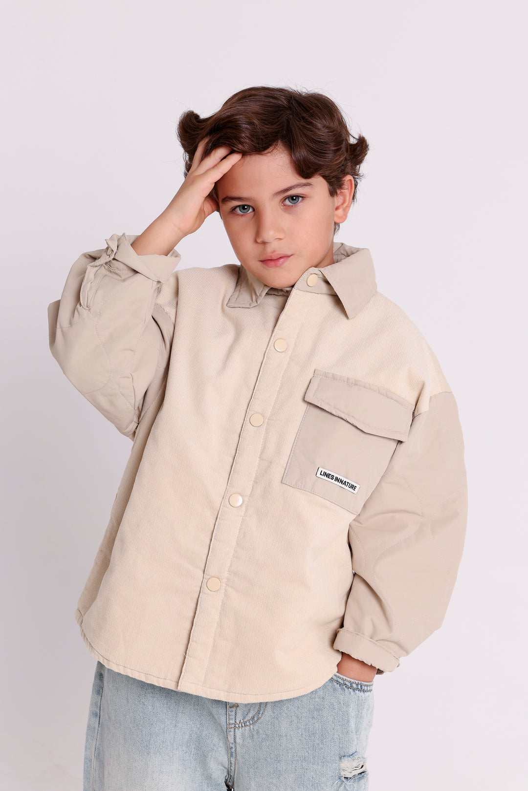 CASUAL JACKET WITH CHEST POCKET