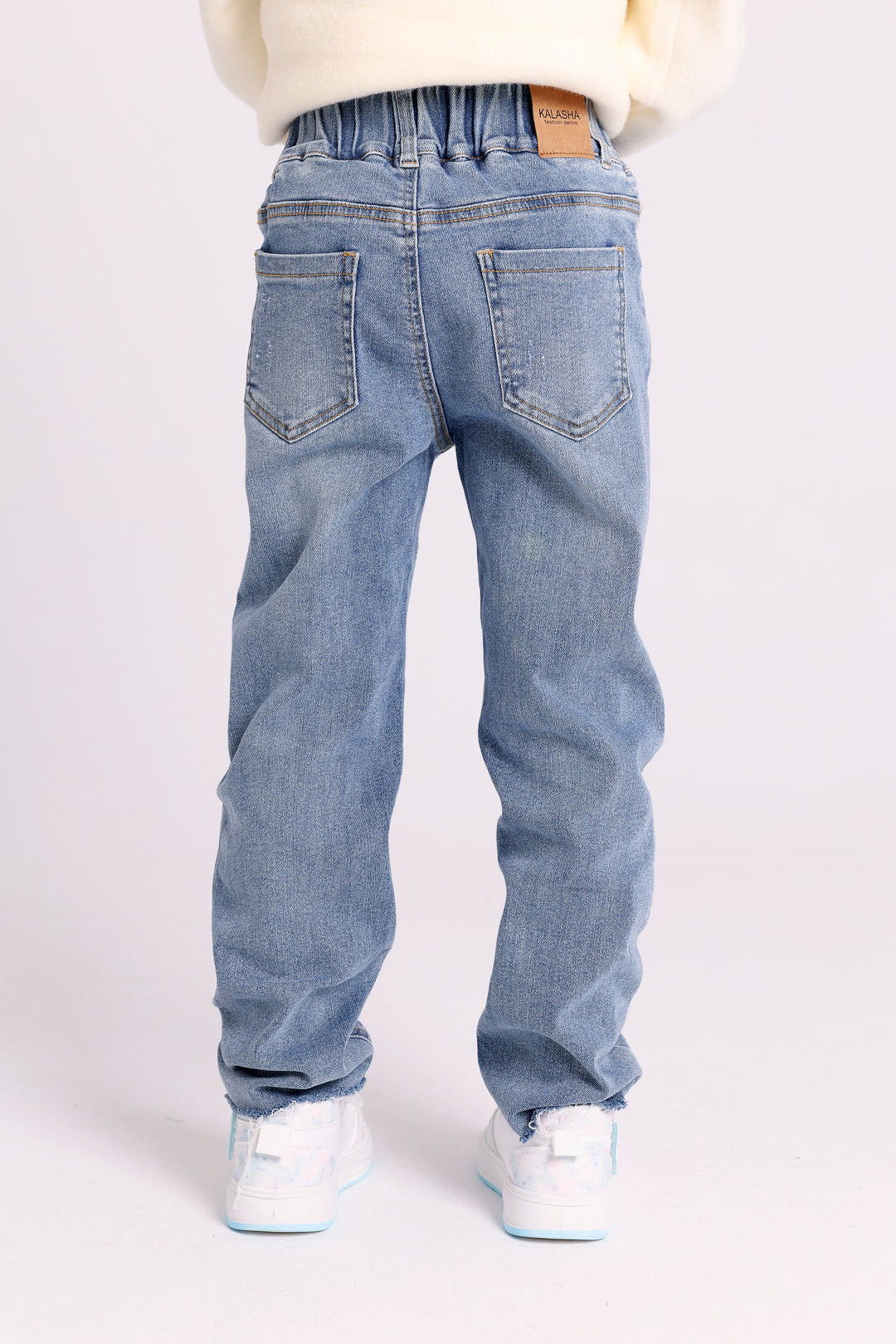 2 BUTTONS KICK JEANS