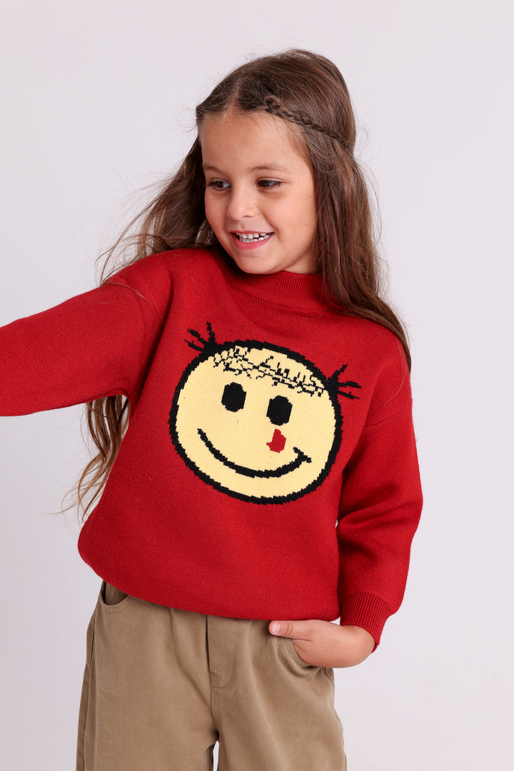 KNIT WITH SMILEY