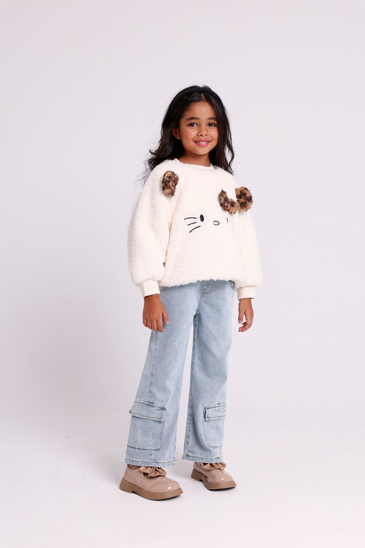 CAT FLEECE PULLOVER