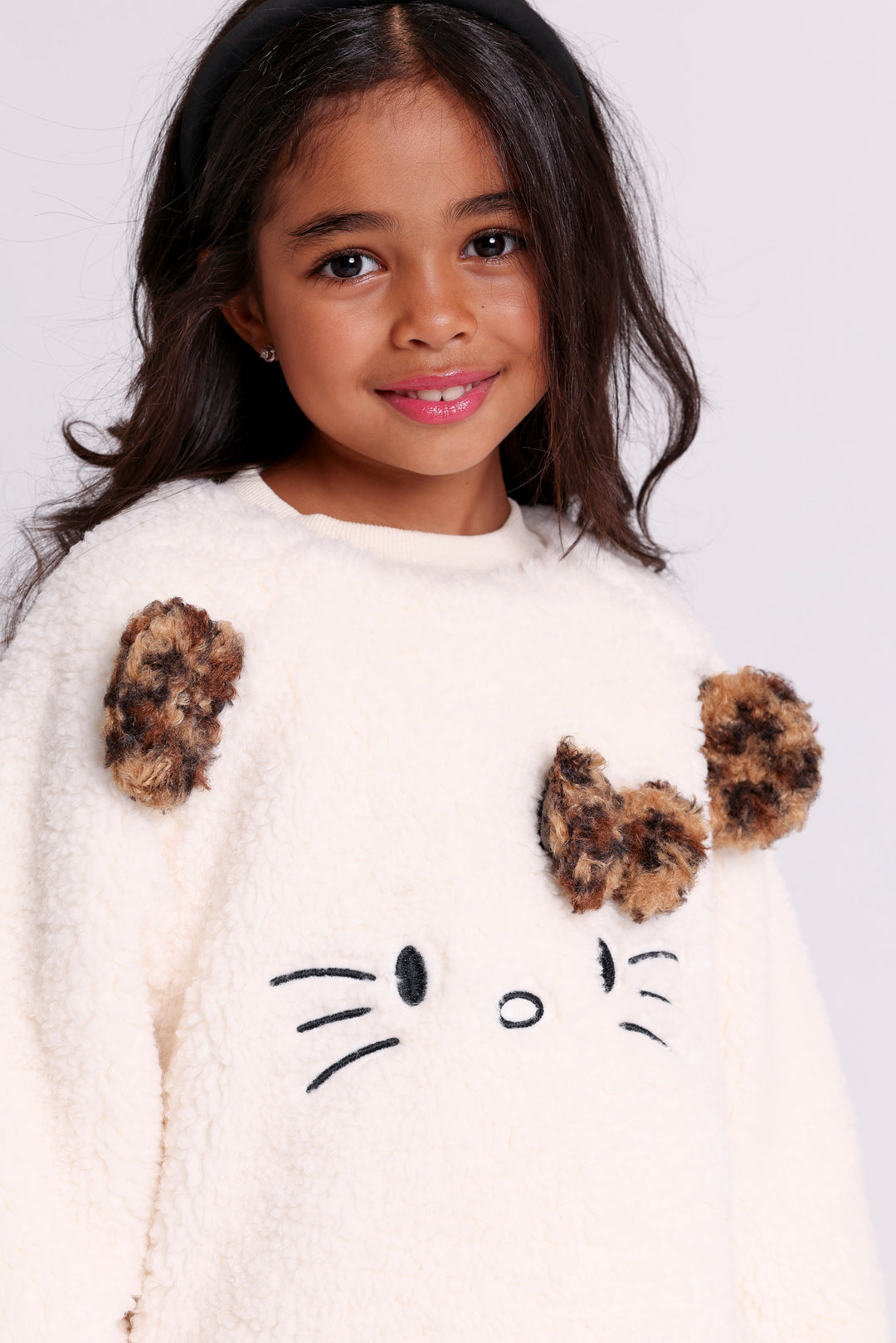 CAT FLEECE PULLOVER