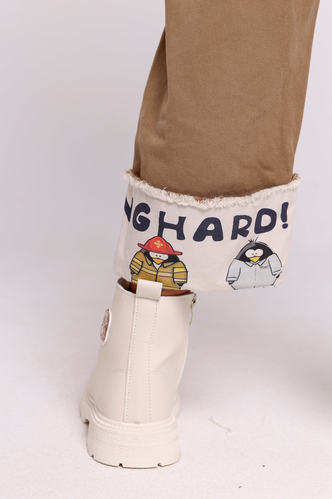 Fun Cartoon Cuff Pants