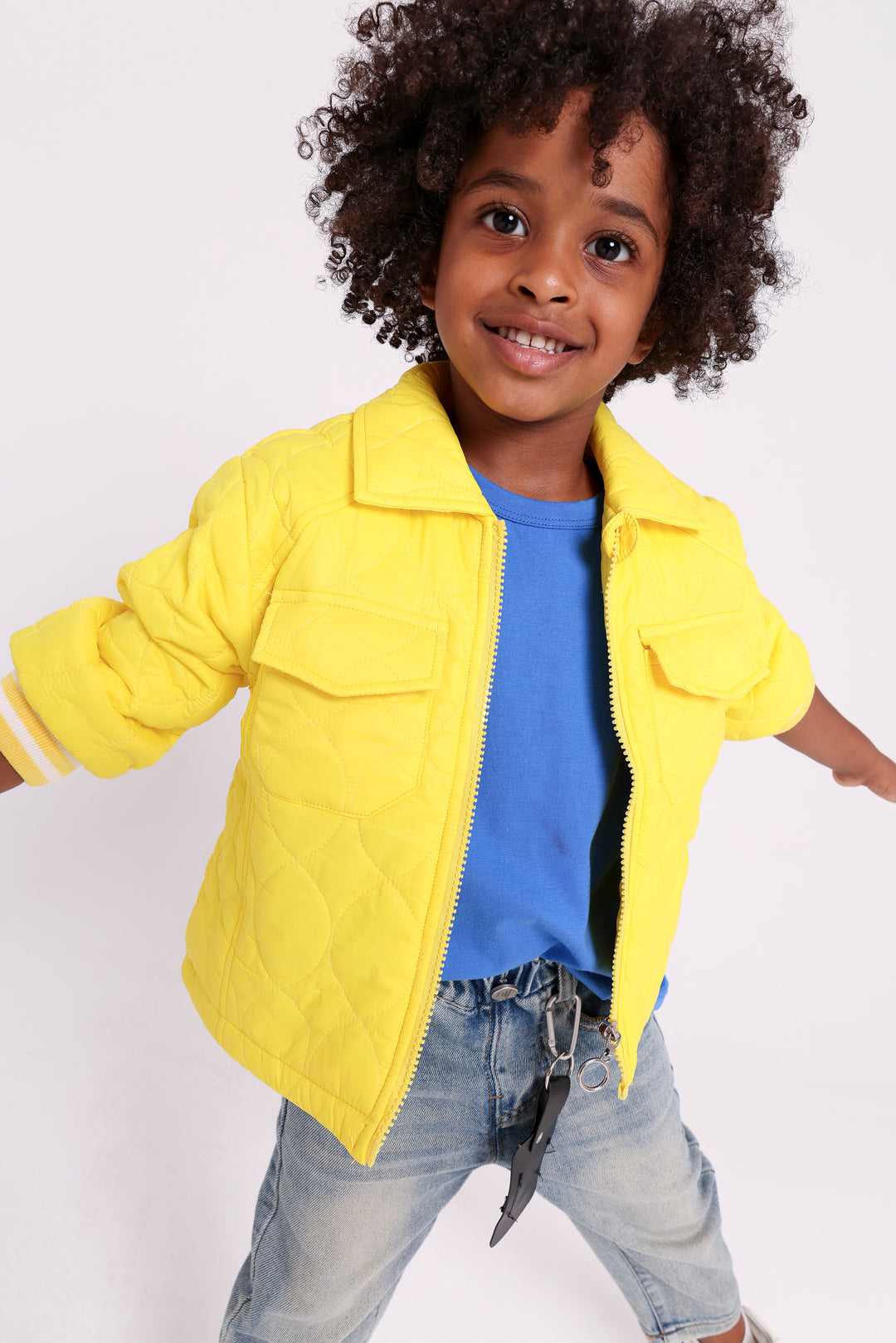Quilted Zip-Up JACKET